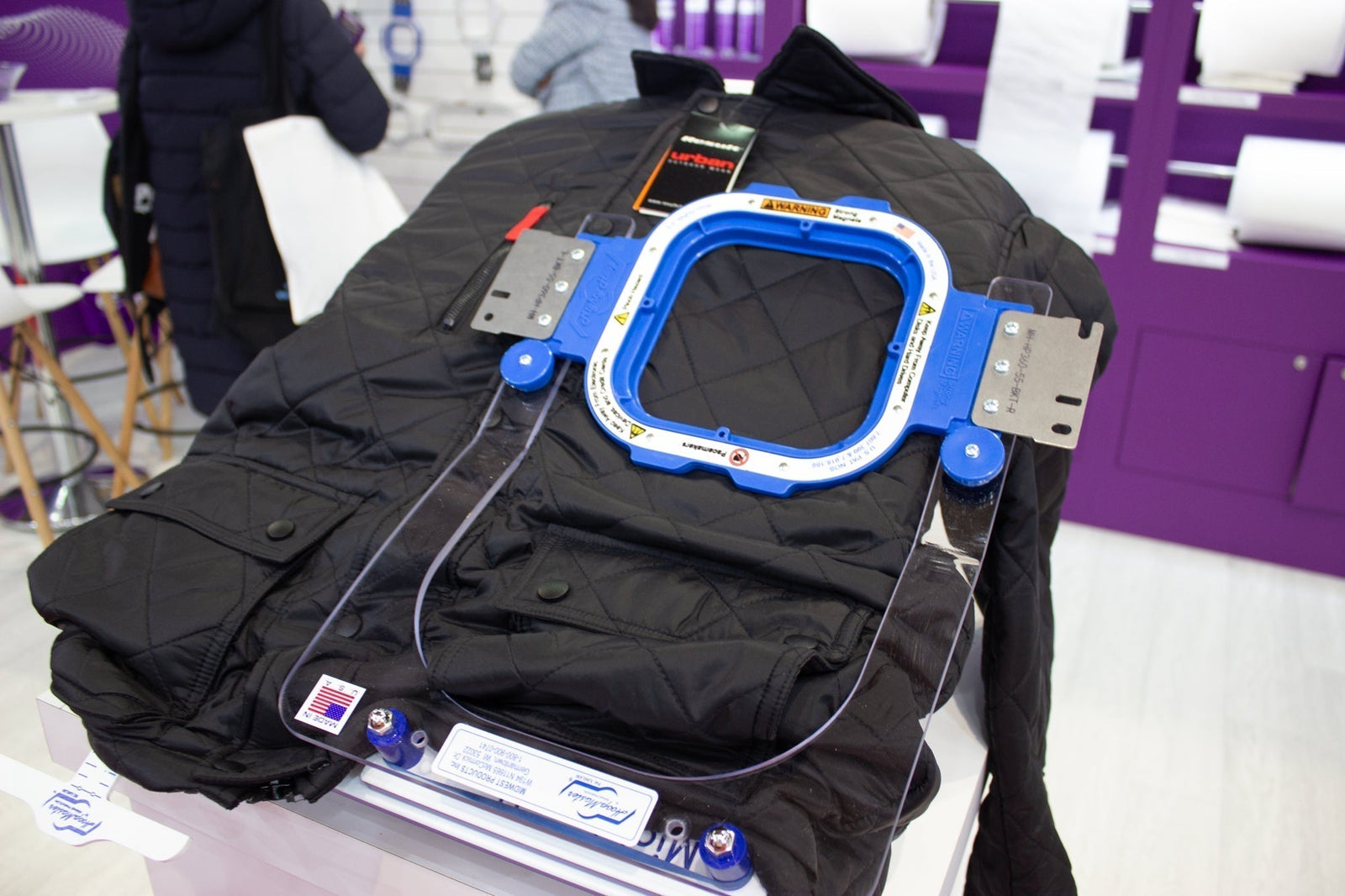 Make Embroidery easier with a Hoopmaster Station and Fixture