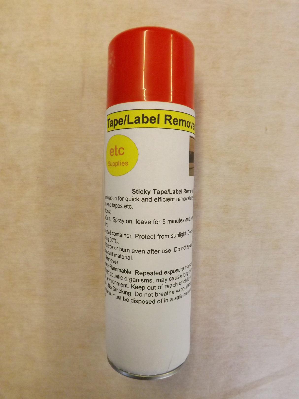 Label/Tape remover Spray