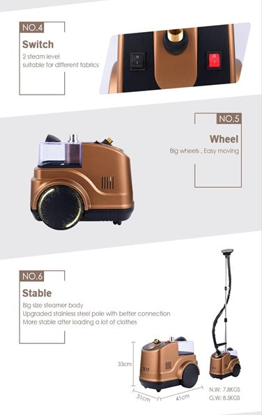 Compact Upright Steamer