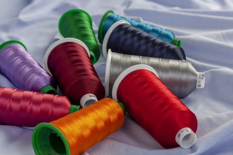 Thread is frayed after it is cut
