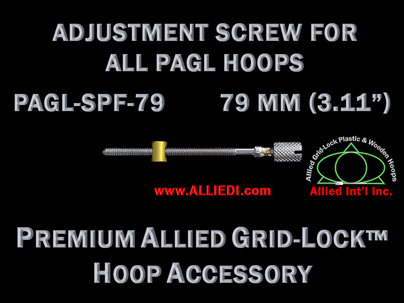 PAGL Replacement Plastic Hoop Screws & Accessories