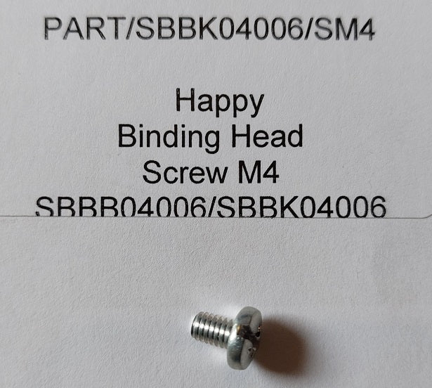Happy Binding Head Screw M4