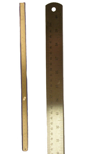 Steel Ruler 40'' / 1mtr Inches & Metric